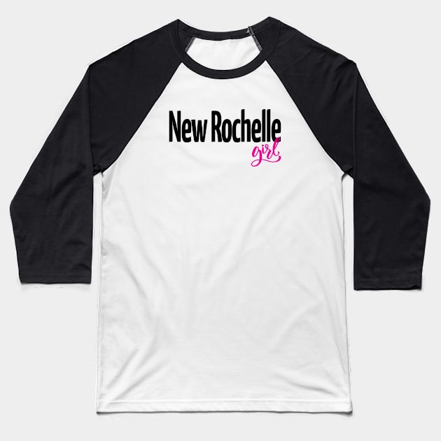 New Rochelle Girl Baseball T-Shirt by ProjectX23Red